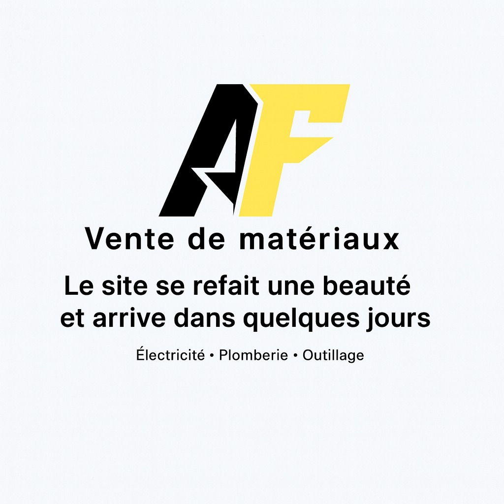 AF Vente de matériaux - Le site se refait une beauté
